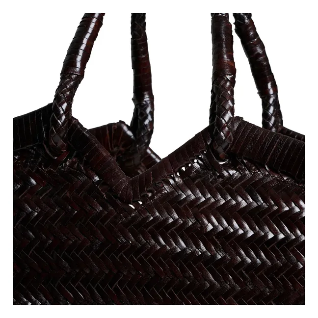 Cabas Crudelia Cuir | Chocolat