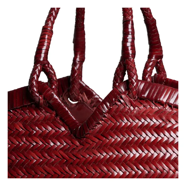 Tote Crudelia Piel | Rojo Oscuro