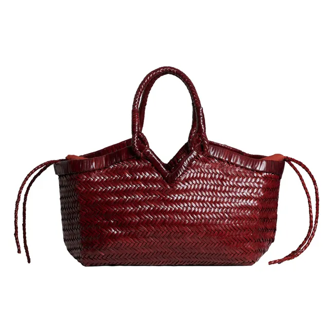 Cabas Crudelia Leder | Dunkelrot