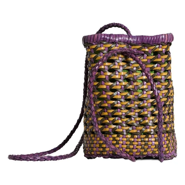 Frid Chair Vain Bolso de piel | Verde musgo