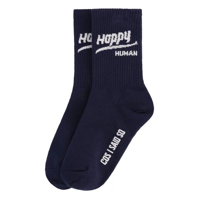 Calcetines Happy Human | Azul