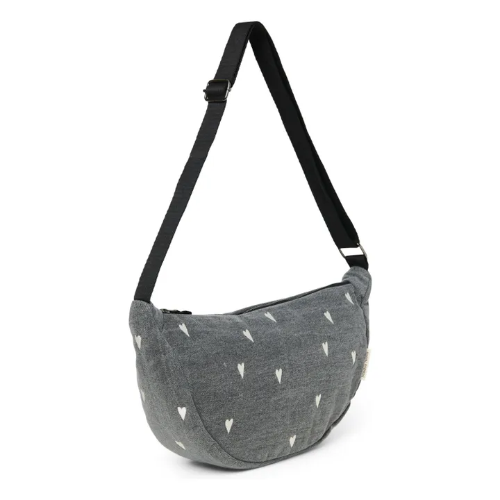 Sac banane Hearts | Gris- Image produit n°1