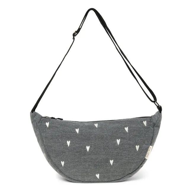 Sac banane Hearts | Gris