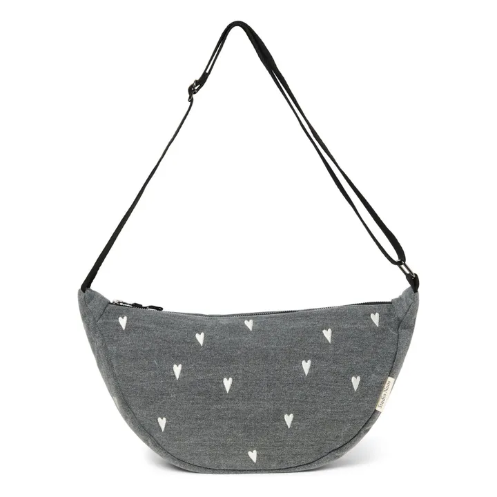 Sac banane Hearts | Gris- Image produit n°0