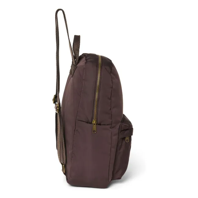 Puffy backpack | Brown