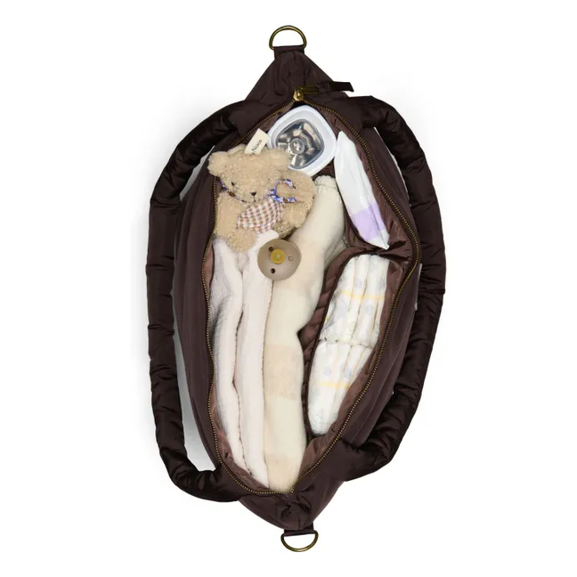 Borsa fasciatoio gonfiabile | Marrone