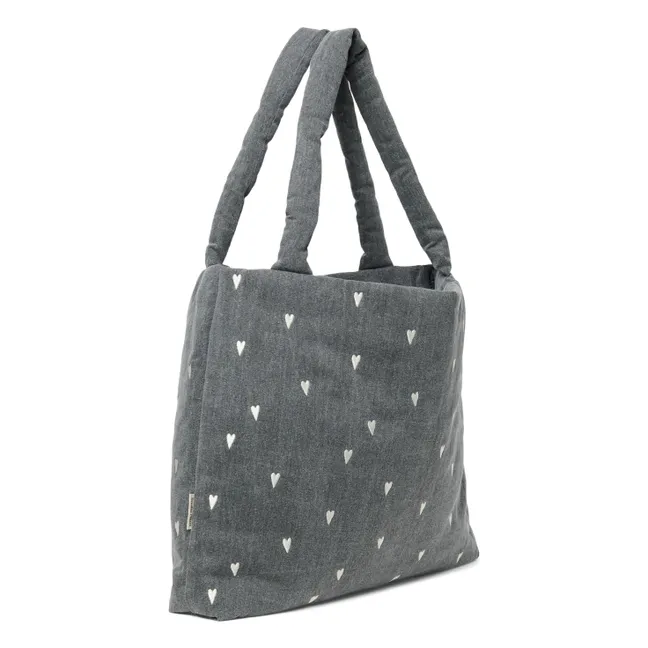 Sac mom-bag Hearts | Gris