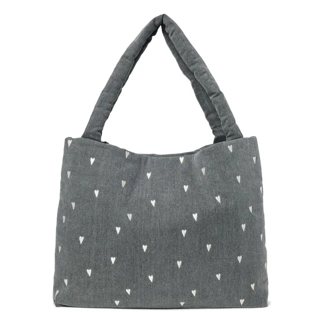 Sac mom-bag Hearts | Gris