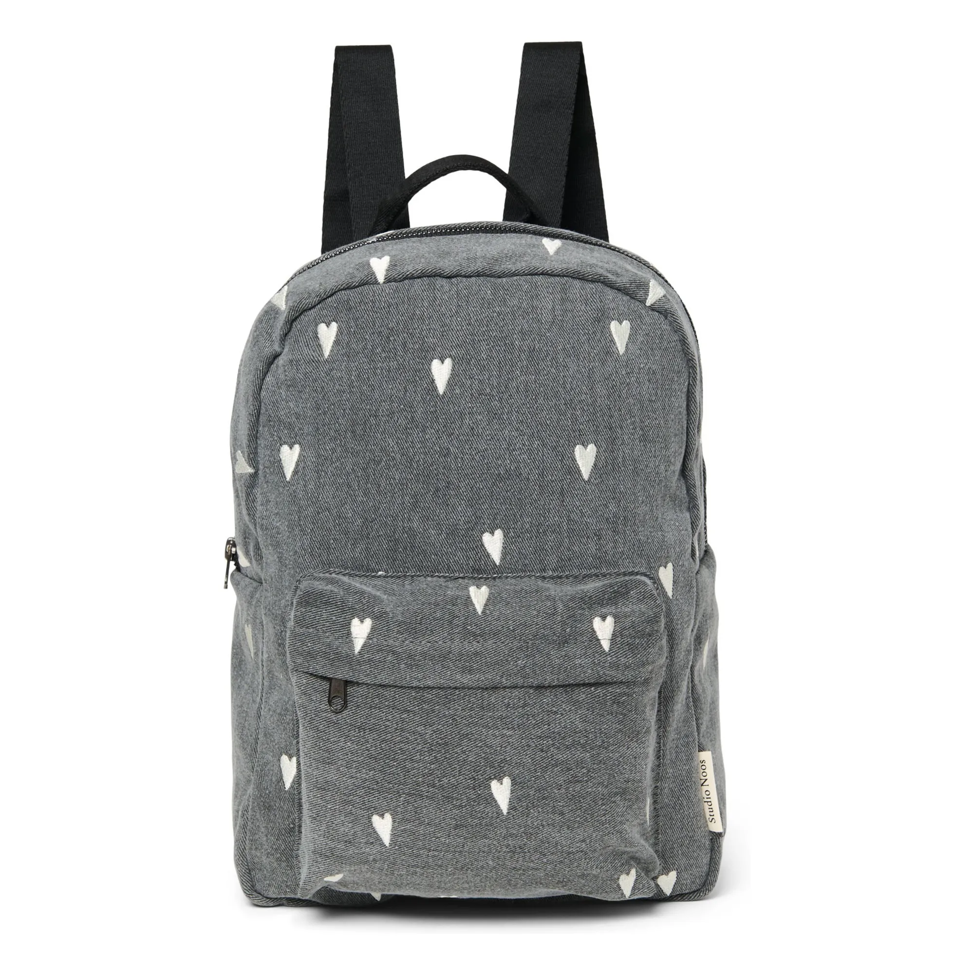 Studio Noos Grey Hearts Backpack