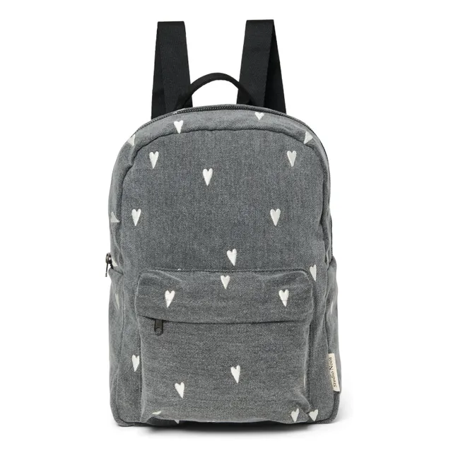 Hearts backpack | Grey
