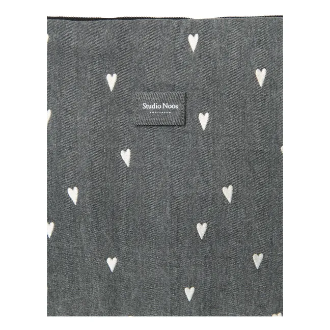 Bolso cambiador Hearts | Gris