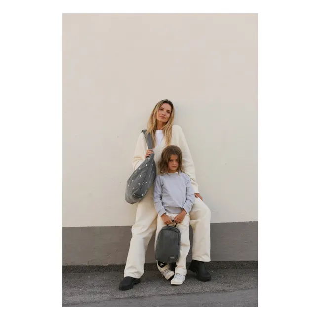 Sac mom-bag Hearts | Gris