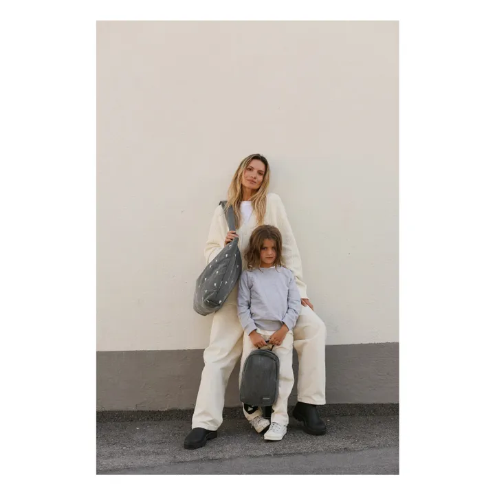 Sac mom-bag Hearts | Gris- Image produit n°5