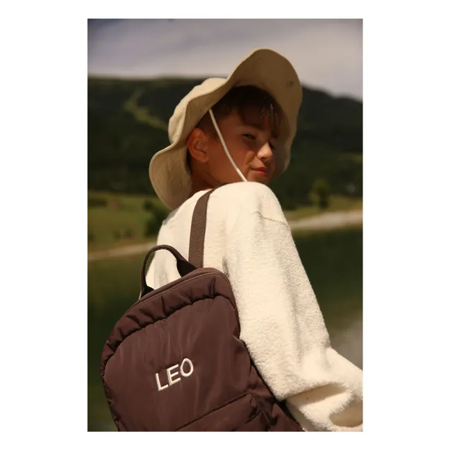 Puffy backpack | Brown