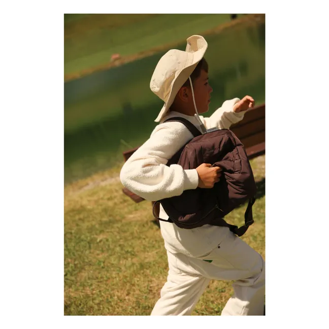 Puffy backpack | Brown
