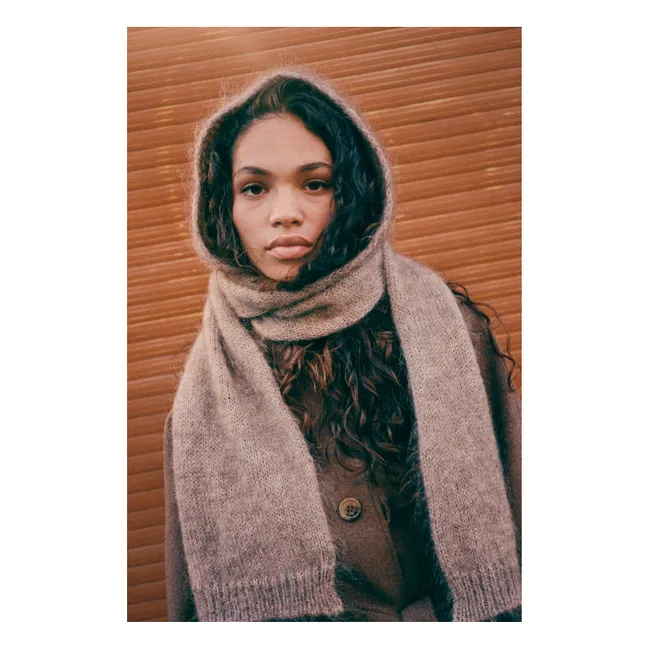 Cagoule Jina Alpaga | Marron