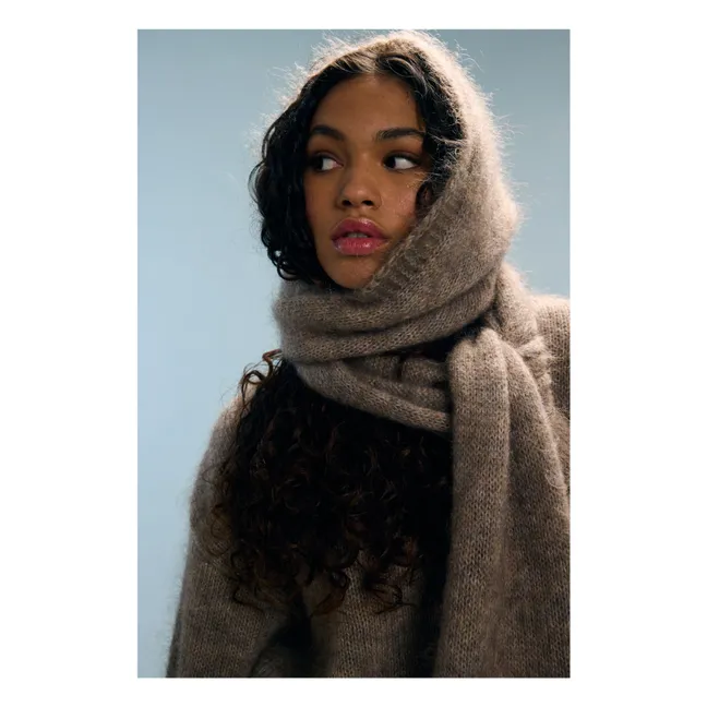 Cagoule Jina Alpaga | Marron