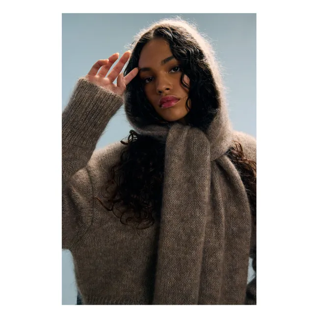 Cagoule Jina Alpaga | Marron