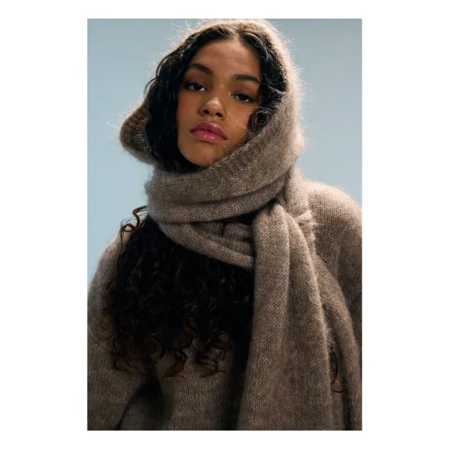 Cagoule Jina Alpaga | Marron