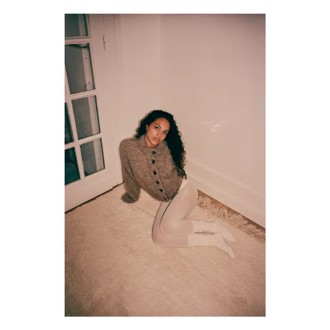 Cardigan Marly Alpaga | Marron