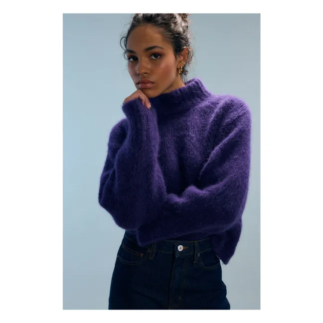 Marc Alpaka Pullover | Violett