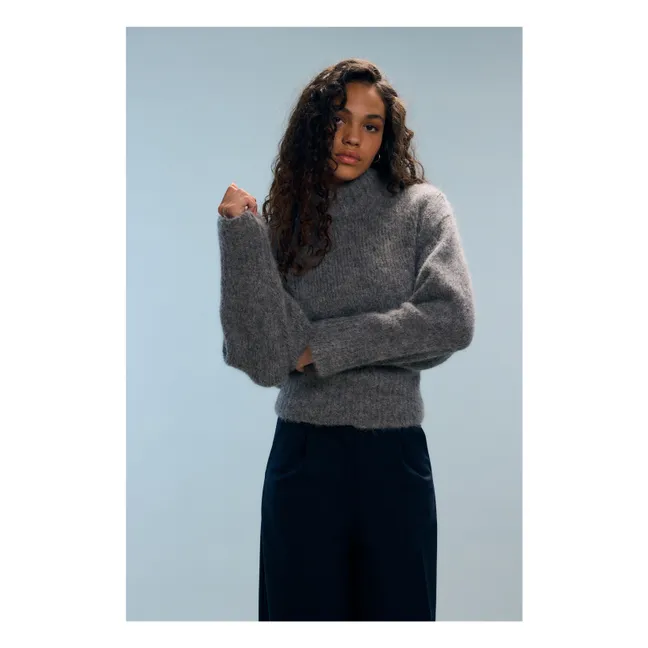 Marc Alpaca sweater | Grey