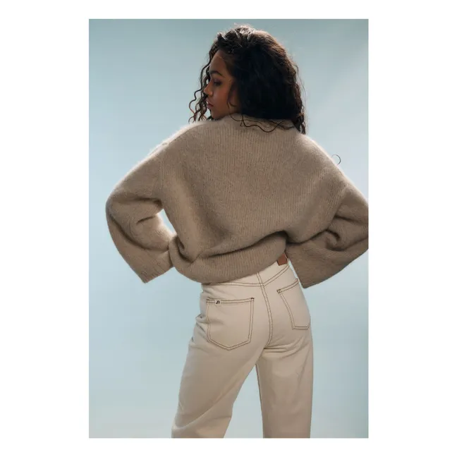 Pull Nina Alpaga | Marron