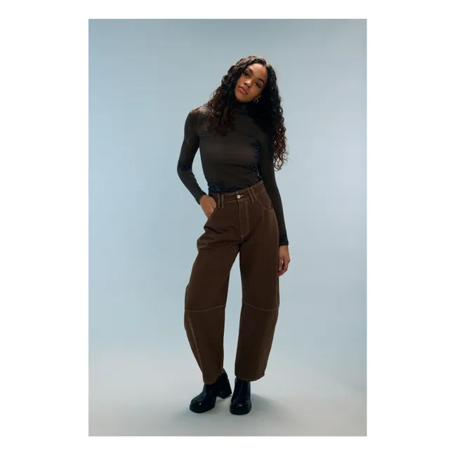 Jeans in cotone biologico Josef | Marrone