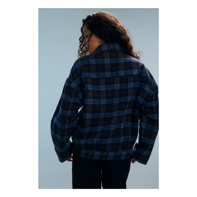 Manteau Tamar Carreaux | Marron