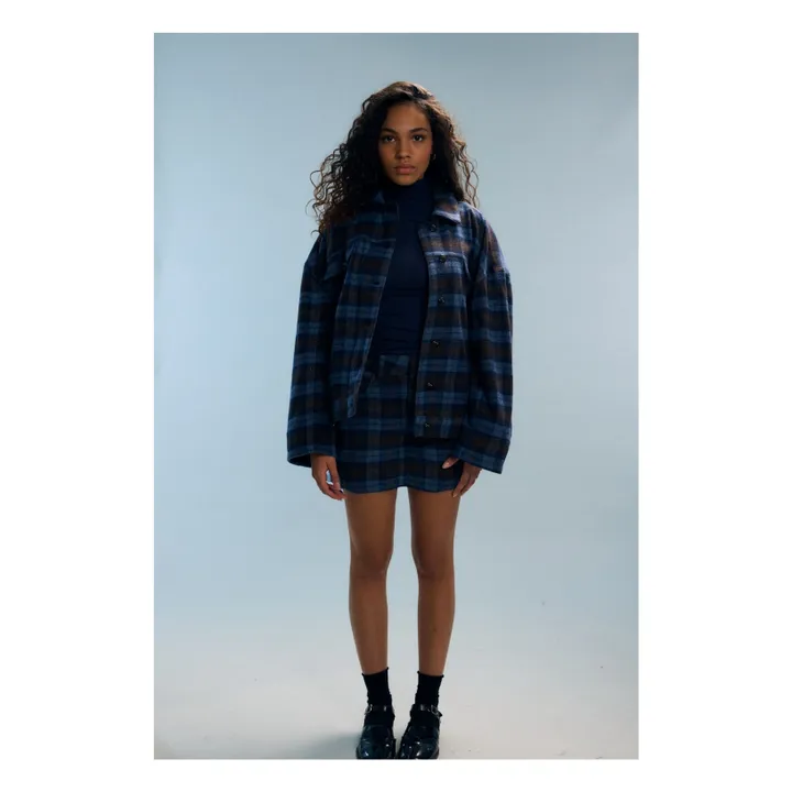 Manteau Tamar Carreaux | Marron- Image produit n°2