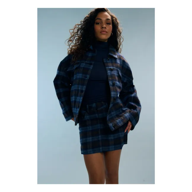 Manteau Tamar Carreaux | Marron