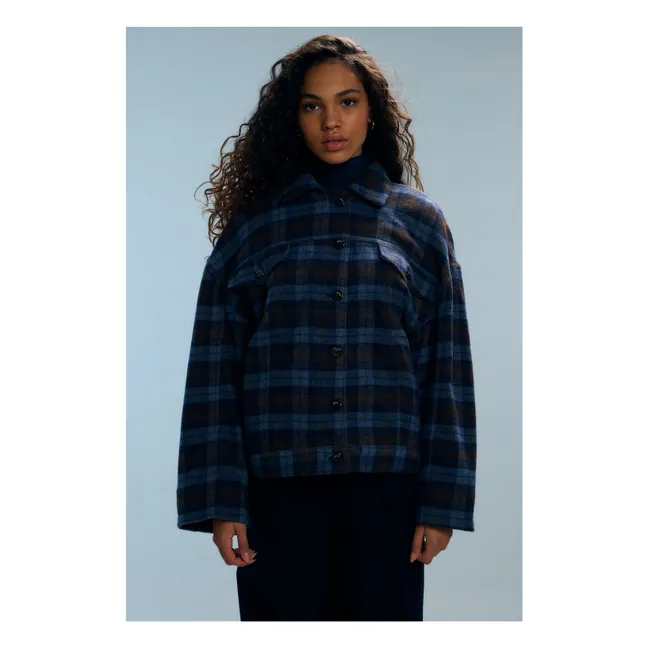 Manteau Tamar Carreaux | Marron