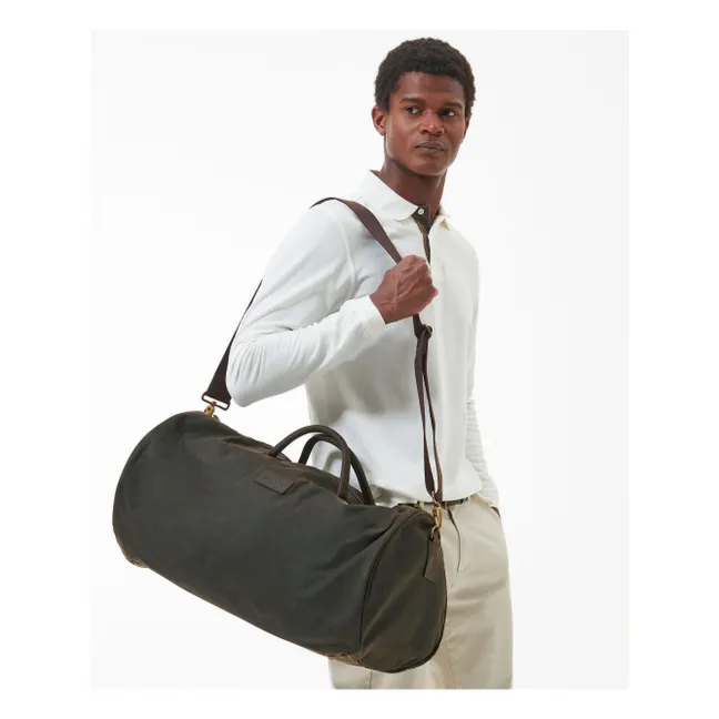 Holdall-Wachstasche  | Olive