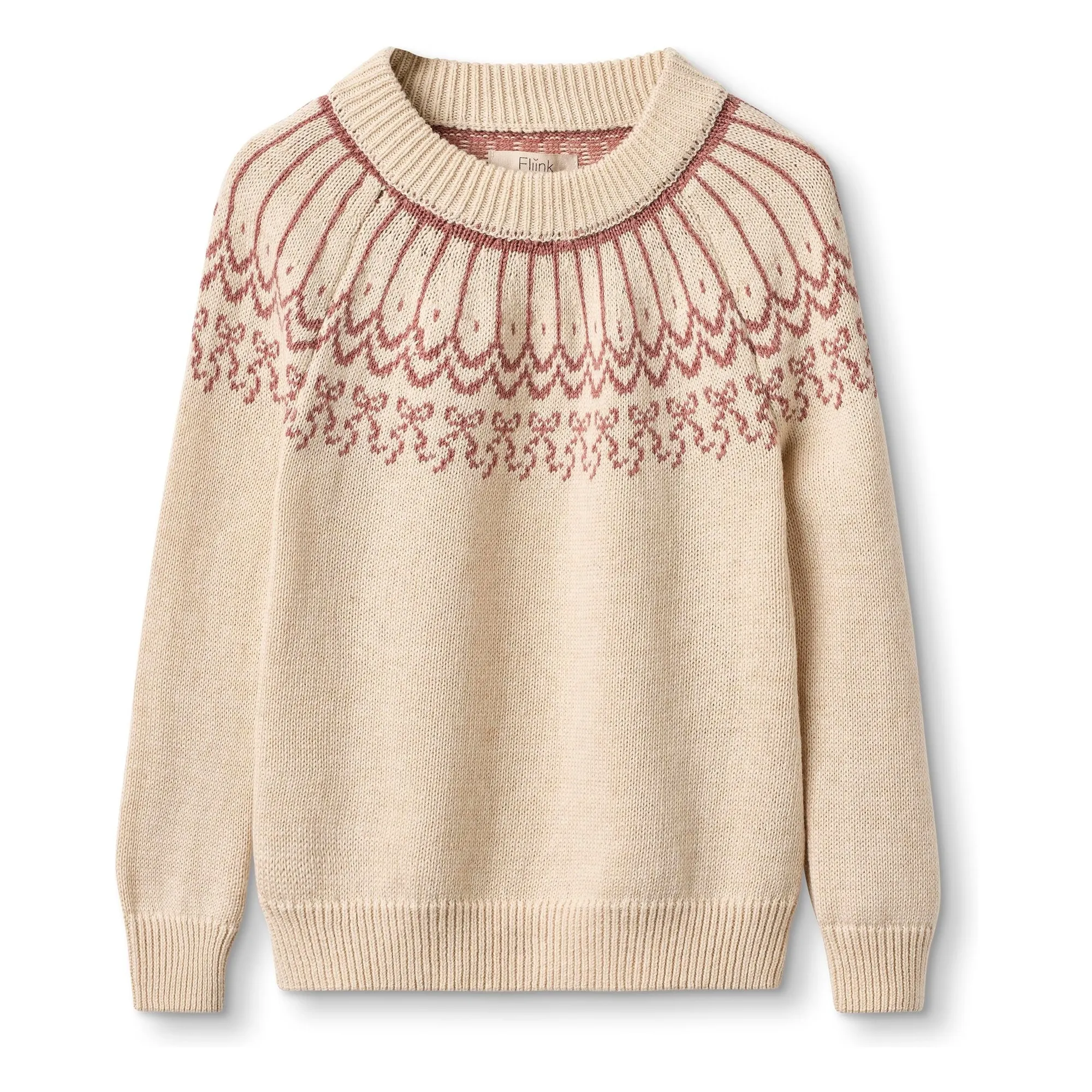 Fliink Ecru Nova Organic Cotton Sweater