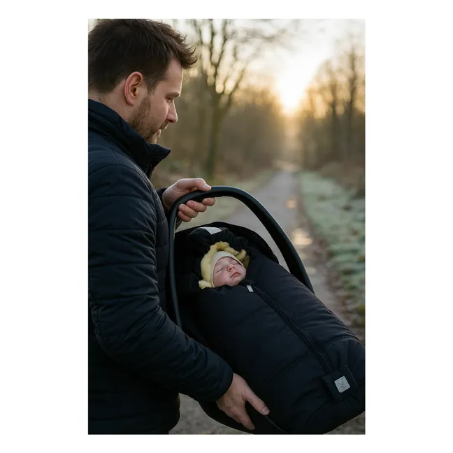 Universal footmuff for Naadja baby car seat | Black