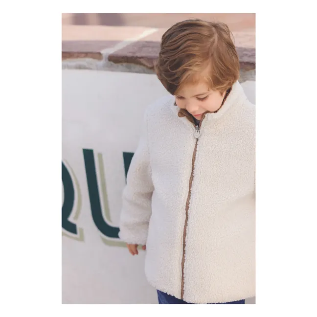 Doudoune Sherpa Réversible | Taupe