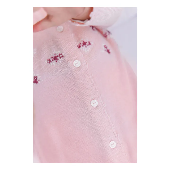 Mono de lana bordado | Rosa Pálido- Imagen del producto n°6