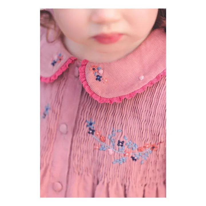 Robe Velours Côtelé | Rose pâle- Image produit n°4
