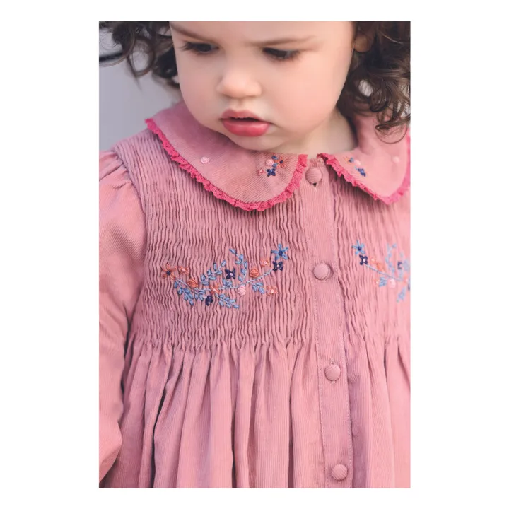 Robe Velours Côtelé | Rose pâle- Image produit n°5