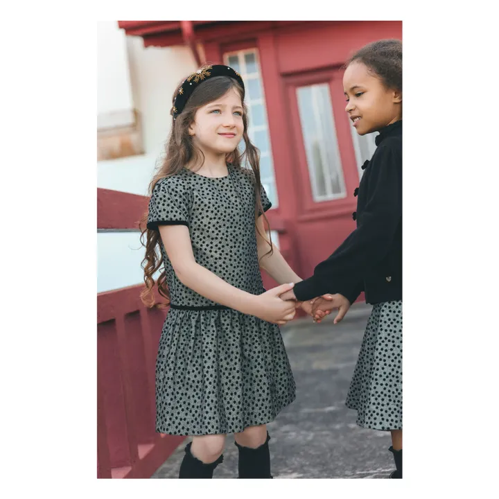 Vestido Pois | Negro- Imagen del producto n°3