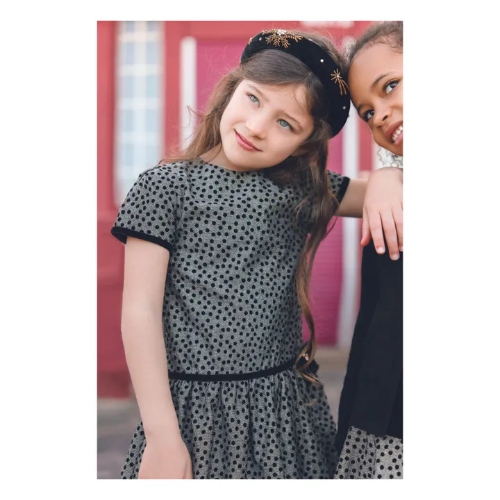 Vestido Pois | Negro- Imagen del producto n°4