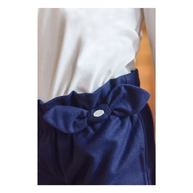 Pantalon Nœud | Bleu marine