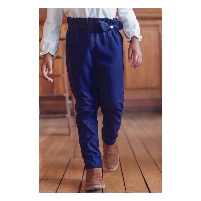 Pantalon Nœud | Bleu marine