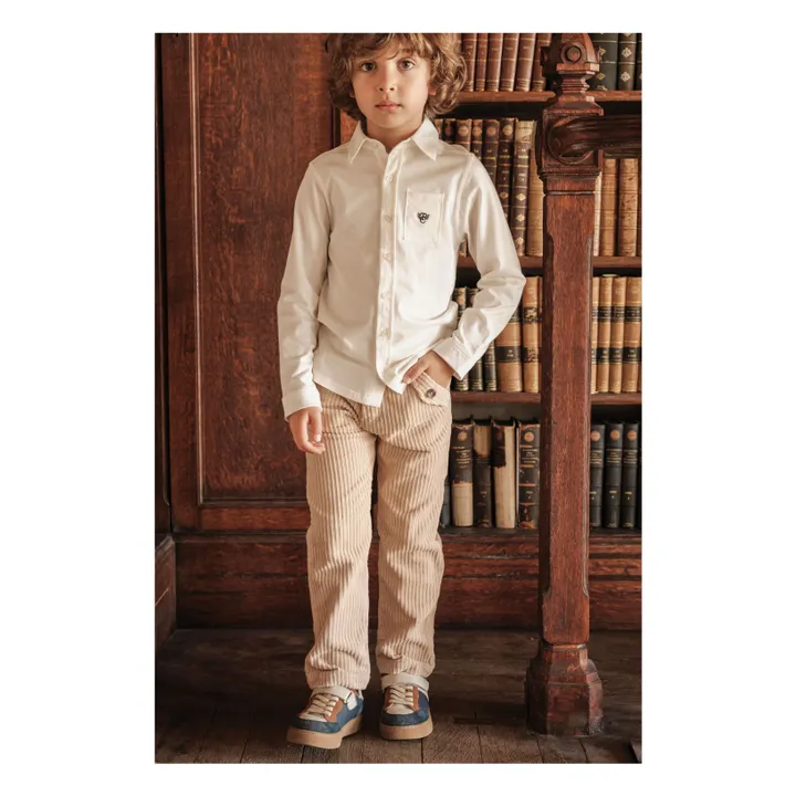 Camisa bordada | Nácar- Imagen del producto n°5