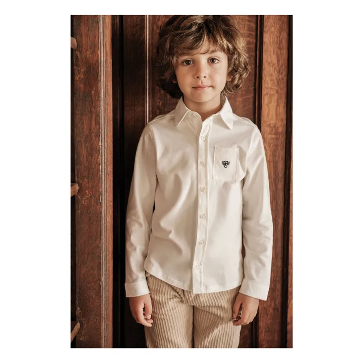 Camisa bordada | Nácar- Imagen del producto n°3