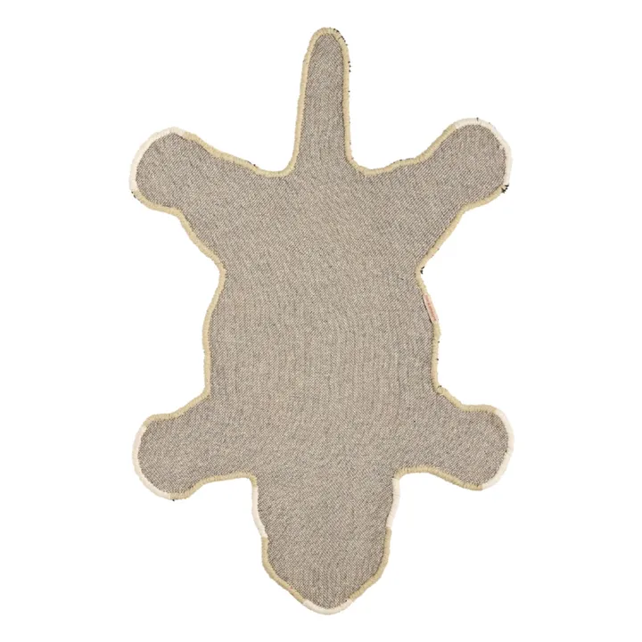 Tapis tigre à fleurs | Beige- Image produit n°3