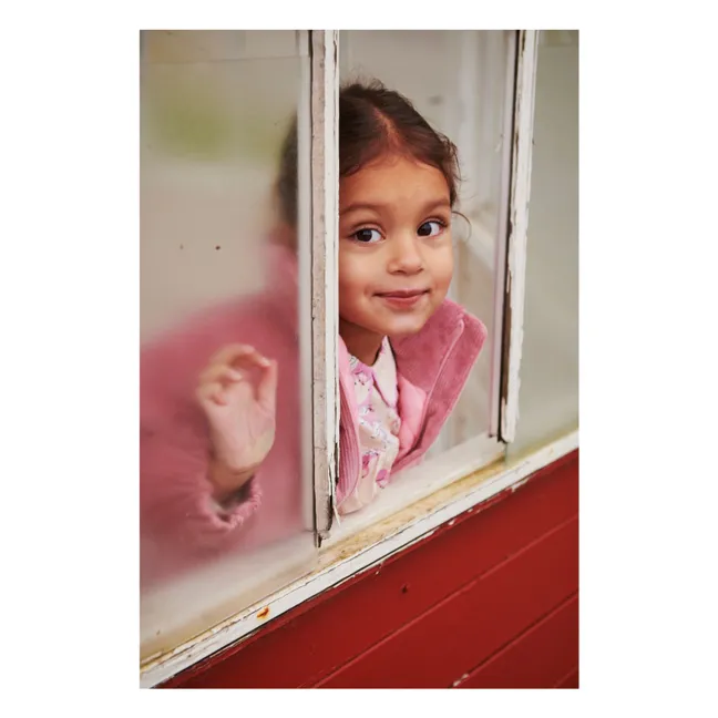 Unicorn Organic Cotton Blouse | Powder pink