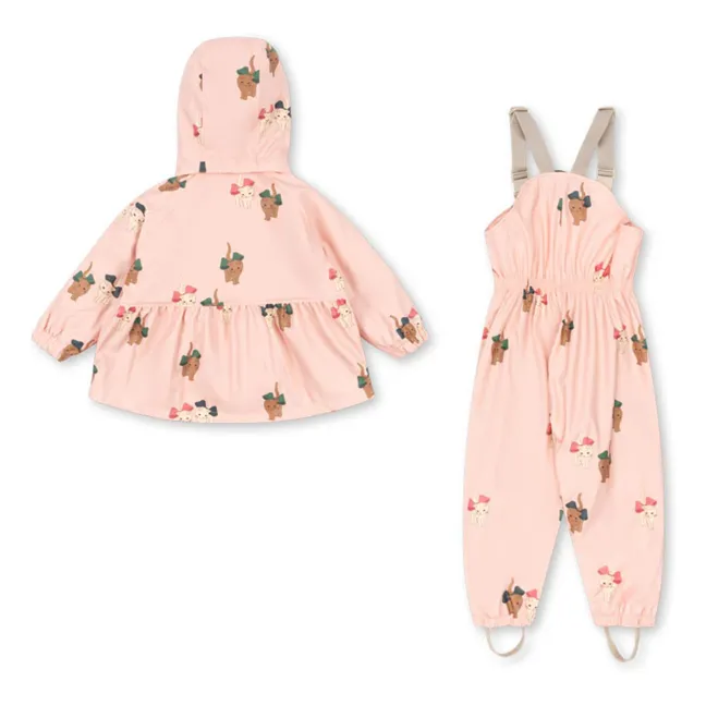 Ensemble de Pluie Chats | Rose