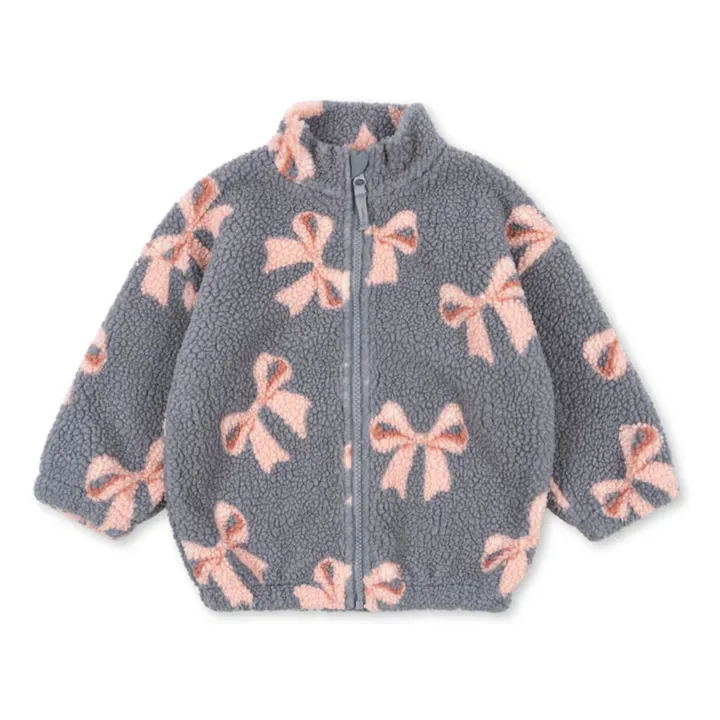 Veste Façon Sherpa Jody Fibres Recyclées | Mauve- Image produit n°0