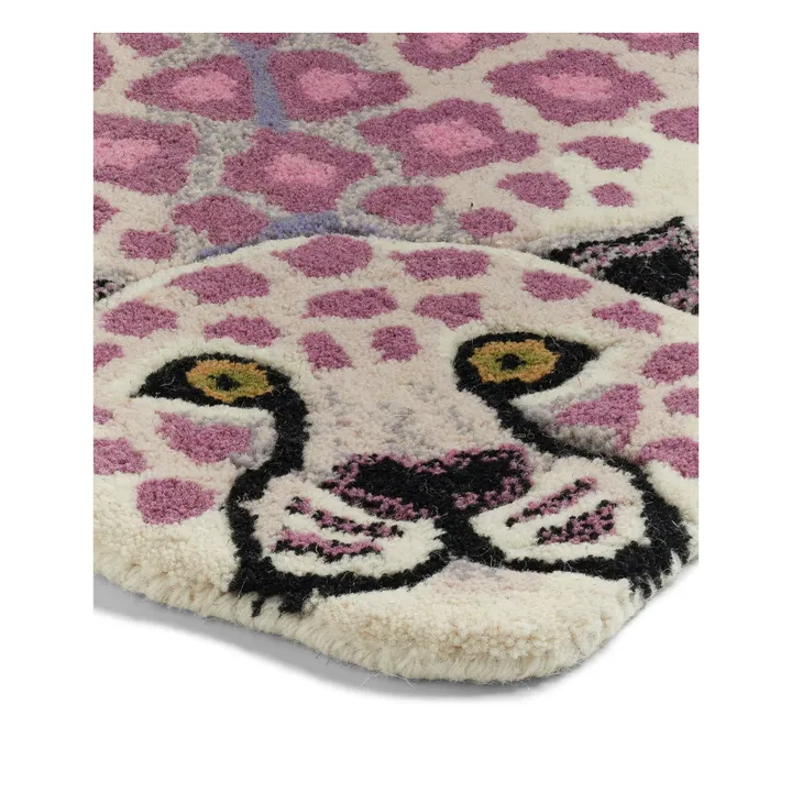 Tapis léopard Lilly | 	Lilas- Image produit n°3